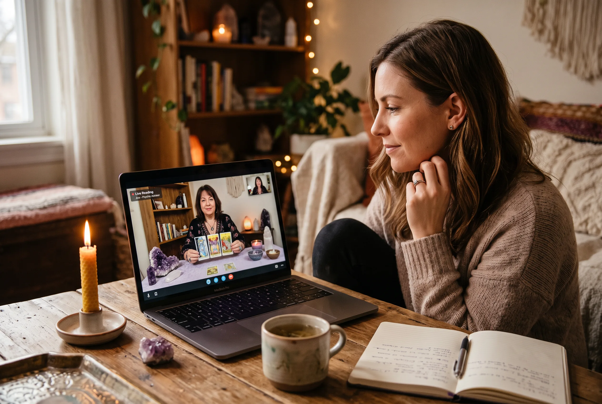 Online psychic reading